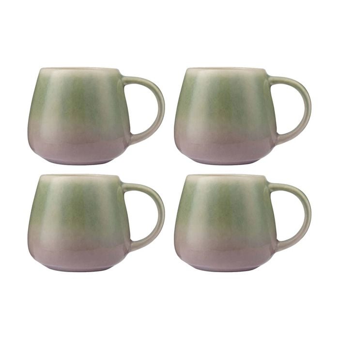 4pk Maxwell & Williams The Mug Club Aurora Snug Mug 410ml - Green Purple