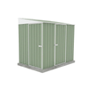 Absco Sheds 1.52 x 2.26 x 2.06m Pale Eucalypt Narrow Double Door Garden Shed