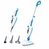 MyGenie Vortex 10-in-1 Steam Mop, 1400W Multi-Surface Cleaner & Handheld Steamer Blue White