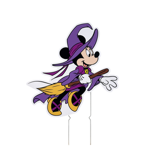 Disney 60cm Minnie Witch Halloween Garden Sign