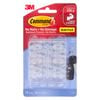 Command ™ Mini Clear Hooks And Strips - 18 Pack