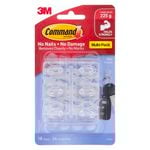 Command ™ Mini Clear Hooks And Strips - 18 Pack