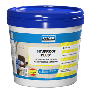Cemix 1L Bituproof Plus Waterproofing Membrane - 1L