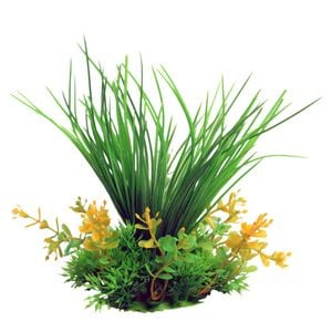 Aqua One Ecoscape Grass Green Plastic Plant 10cm - Small  (28373)