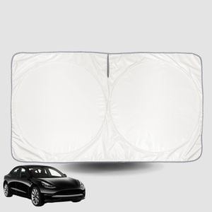 Windscreen Sun Shade for Tesla® Model 3 2019-Current Universal Fit Window Visor UV Block