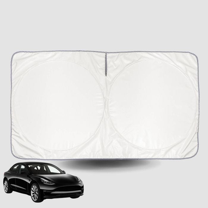 Windscreen Sun Shade for Tesla® Model 3 2019-Current Universal Fit Window Visor UV Block