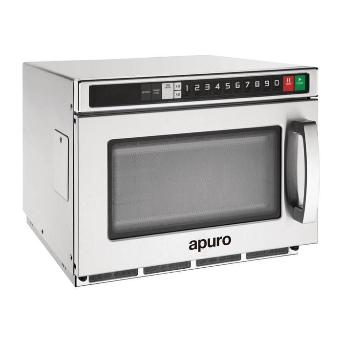 Apuro Commercial Microwave Oven Heavy Duty Programmable 1800w 17l Fb865-a