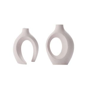 Ceramic Vase Set Home Decor Creative White Vases