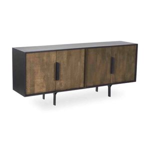 SAHARA 180cm Sideboard Buffet Solid Mango Wood Furniture Furniture - Honey