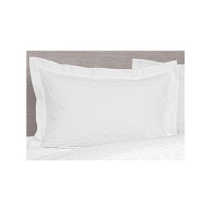 2PK Jason Commercial Villa Matelasse Pillow Sham 48x73cm White