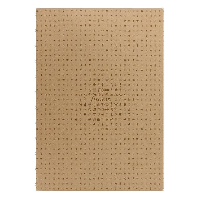 56pc Filofax Kraft A5 Notebook Journal Folio Refill Writing Stationery Brown