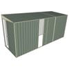 Build-a-Shed 1.5 x 4.5 x 2m Single Sliding Side Door Skillion Shed - Green