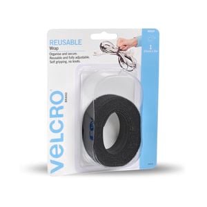VELCRO® Brand  25mm x 2m Black Reusable Wrap