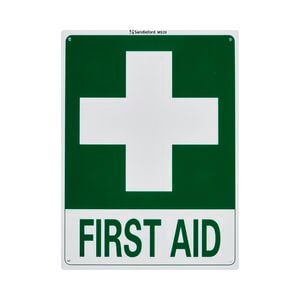 Sandleford 300 x 225mm First Aid Plastic Sign