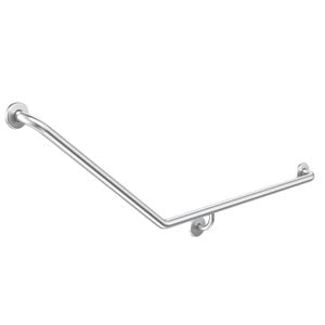 HomeCare by Caroma Chrome Care 140 Degree Stainless Steel Angled Grab Rail   