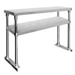 Modular Systems Double Tier Workbench Overshelf - 1200mm W x 300mm D x 750mm H