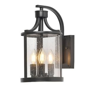 Vencha Melton Exterior Wall Light - Black