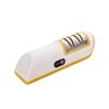 Catzon Rechargeable Electric Knife Sharpener Compact Cordless Sharpener-Yellow
