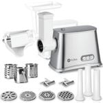 Flora Electric Meat Mincer Grinder with Tomato Sauce and Slicing Kit - FL-MGM-GS550