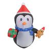 Inflatable Christmas Penguin with LED Lights