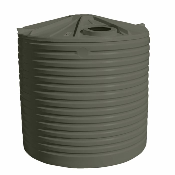 Clark Tanks 9092L Round Poly Water Tank - Tidal Green
