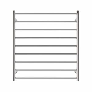 Forme Dakota 9 Bar Round Heated Towel Rail