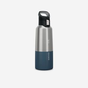 Decathlon - Insulated Stainless Steel Hiking Flask Mh500 0.8l - Blue - One Size