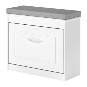 Levede 60cm Shoe Rack Storage Cabinet Bench Cosy Padded Seat Organiser Cupboard