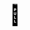 Sandleford 245 x 58mm Black Pull Self Adhesive Sign