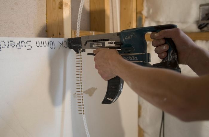 plastering