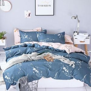 Fabric Fantastic Floral Queen Size Quilt/doona/duvet Cover Set