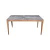 Elaine Grey and Walnut Dining Table