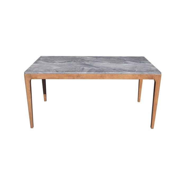 Elaine Grey and Walnut Dining Table