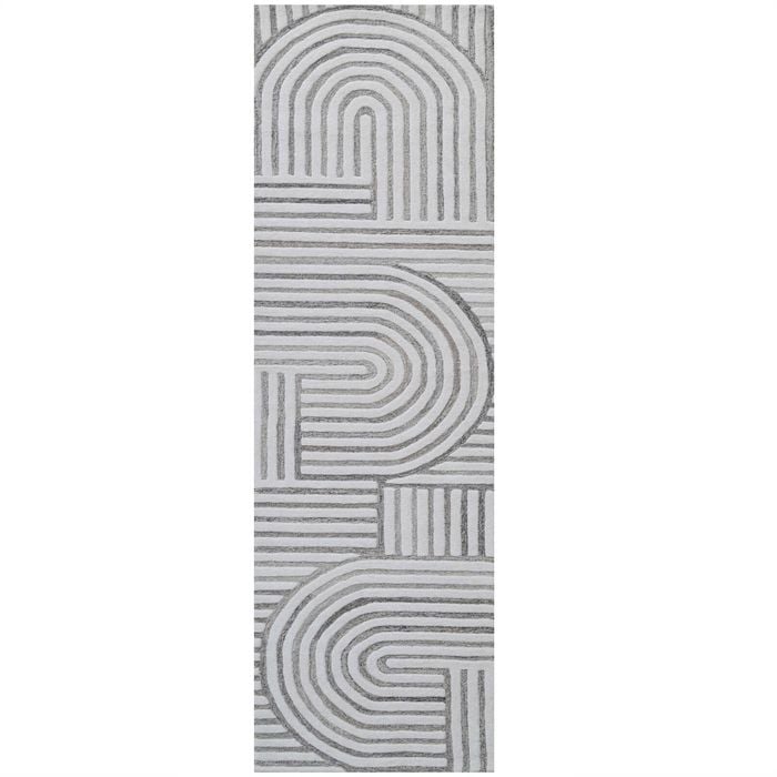 Contemporary Handmade Wool Rug-unity 6230-ivory Natural-80x300cm