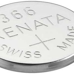 Single Watch Battery Swiss Made Renata 366 or SR1116SW 1.5V