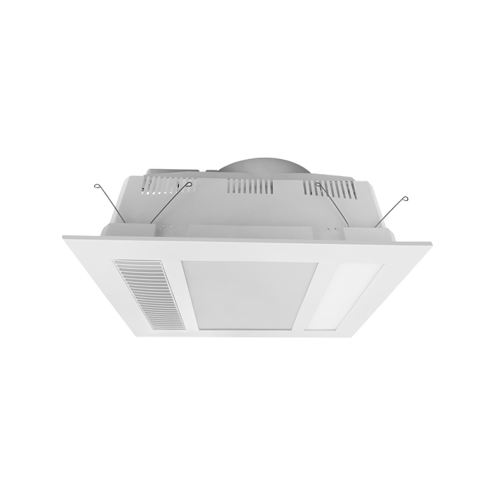 Martec 60W Phoenix Mini Bathroom Heater Exhaust Fan And Tricolour LED Light Panel