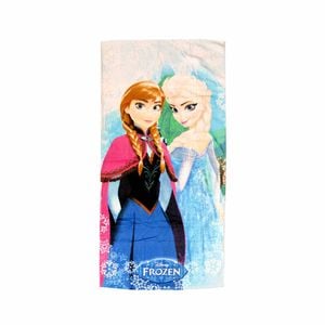 Girls Kids Fun Theme Cotton Beach Towel 70 X 140 Cm Frozen Sisters