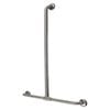 Metlam Australia 1100mm x 700mm Satin Stainless Steel Universal Sliding Shower Rail