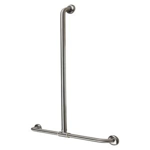 Metlam Australia 1100mm x 700mm Satin Stainless Steel Universal Sliding Shower Rail