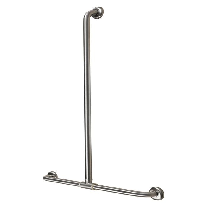 Metlam Australia 1100mm x 700mm Satin Stainless Steel Universal Sliding Shower Rail