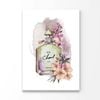 Green Peach Color Fashion Bottle Print 100% Australian Made 50x75cm (Stretched Canvas)