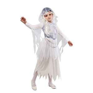 Rubies Ghostly Girl Costume Dress Up Party Cosplay/Halloween Outfit Size 6-8y