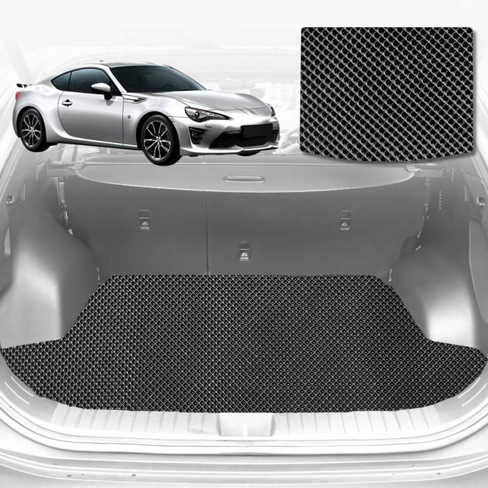 6D Diamond Car Boot Mat for Toyota 86 2012-2021-Coupe-Cargo Mat-Black-Outback GT
