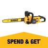 DeWALT 54V XR 45cm Flexvolt Chainsaw DCMCS574N-XE - Skin Only