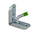 Carinya 50 x 50 x 20 x 2.5mm Zinc Plated Angle Bracket - 4 Pack