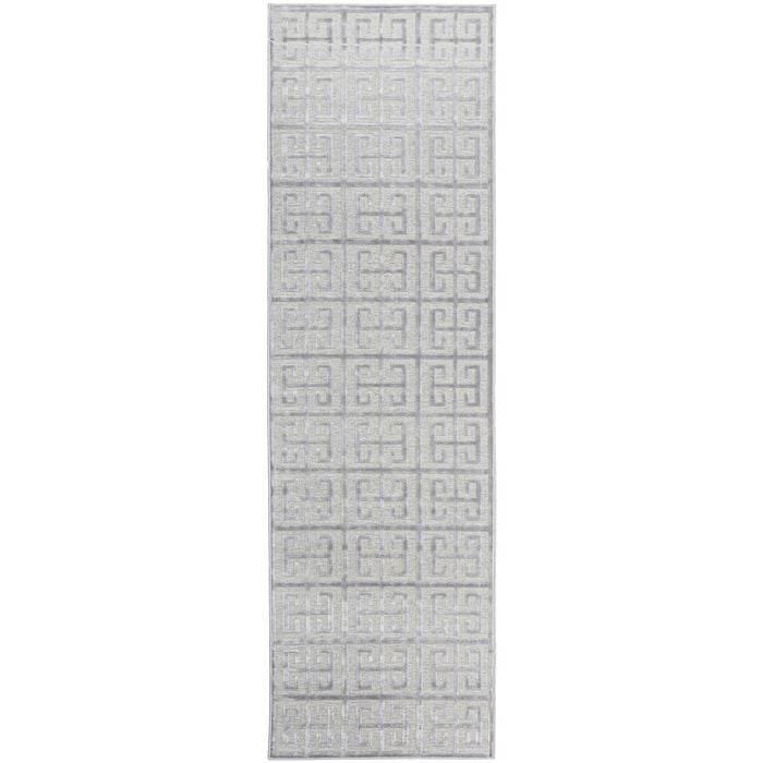 The Rug Connection Geller Brenda Silver 300x80cm - Medium Runner Indoor Rug