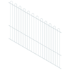 ProtectorAl 1201-2400W x 1800H Pearl White Loop Top Pool Fence Panel Raked 16-30º