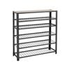 Handy Storage 950 x 900 x 270mm Black Boltless 6 Shelf Tote Unit