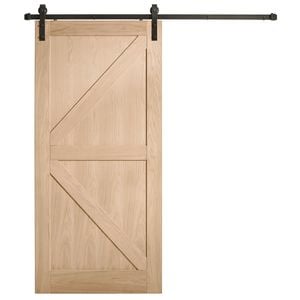 Corinthian 2450 x 1000 x 35mm Internal Barn Door American Oak Moda AWOBD2