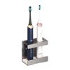 Catzon Wall Mount Electric Toothbrush Holder 2 Slots Diatomite Dish-grey